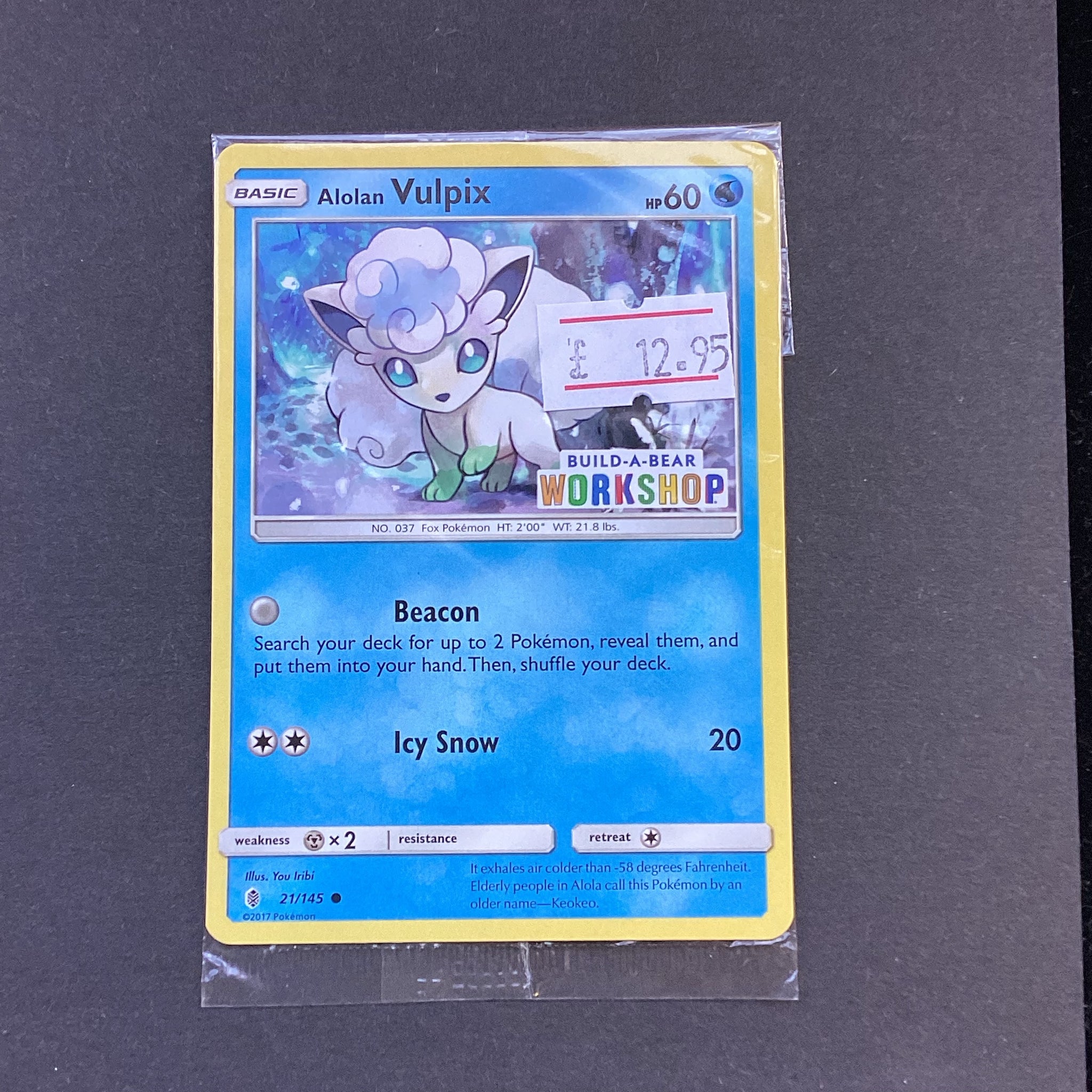 pokemon alolan vulpix card Pokemon Sun & Moon Guardians Rising - Alolan Vulpix - 21/145