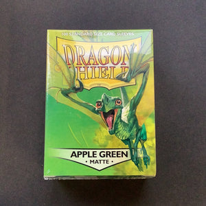 Dragon Shield - 100 Standard size card sleeves - Apple Green Matte