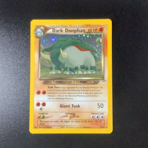 Pokemon Neo Destiny - Dark Donphan - 003/105 - New Holo Rare card