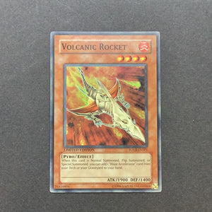 Yu-Gi-Oh! Volcanic Rocket FOTB-ENSP1 Super Rare Limited edition Used condition