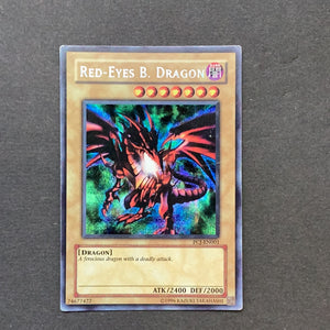 Yu-Gi-Oh! Red-Eyes B. Dragon PCJ-EN001 Prismatic Secret Rare Used condition