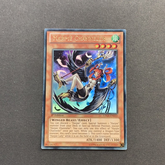 Yu-Gi-Oh Lord of the Tachyon Galaxy - Harpie Channeler - LTGY-EN035 - Used Ultra Rare card