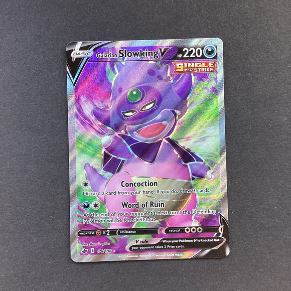 Pokemon Sword & Shield Chilling Reign - Galarian Slowking V - 178/198 Card Empire Pokemon Sword & Shield Chilling Reign - Galarian Slowking V - 178/198 Card Empire