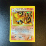 *Pokemon Gym Challenge - Blaine's Charizard - 002/132*U-010958 - Used Holo Rare card