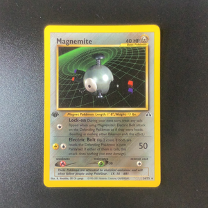 Pokemon Neo Discovery - Magnemite (1st Edition) - 026/75 - As New Rare card