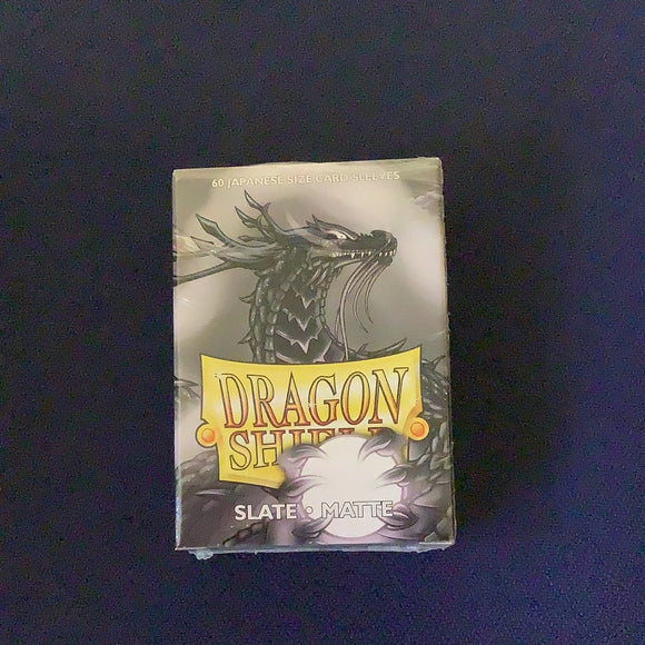 Dragon Shield - 60 Japanese size card sleeves - Slate Matte