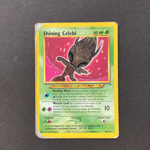 Pokemon Neo Genesis Neo Destiny - Shining Celebi - 106/105 - Used Secret Rare Holo Card