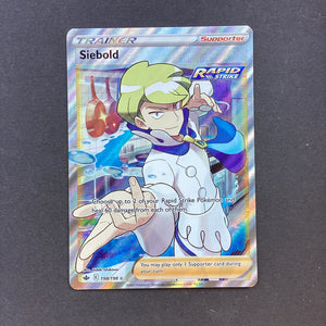 Pokemon Sword & Shield Chilling Reign - Sielbold - 198/198 - As New Rare Holo Full Art Card