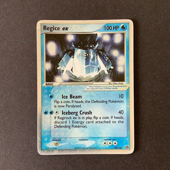 Pokemon Ex: Emerald - Regice Ex - 098/106-011050 - Ex Rare card Card Empire Pokemon Ex: Emerald - Regice Ex - 098/106-011050 - Ex Rare card Card Empire