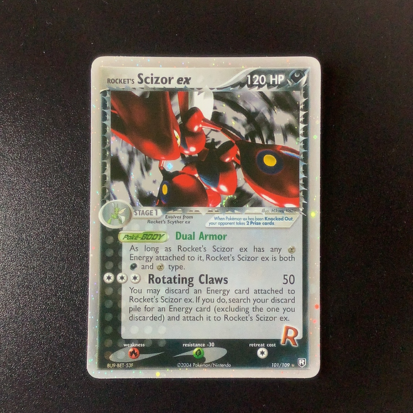 *Pokemon Ex: Team Rocket Returns - Rocket's Scizor Ex - 101/109 - As New Ex Rare card