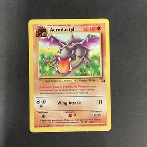 Pokemon Fossil - Aerodactyl - 16/62 - Used Rare Card Card Empire Pokemon Fossil - Aerodactyl - 16/62 - Used Rare Card Card Empire