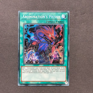 Yu-Gi-Oh Chaos Impact - Abomination's Prison - CHIM-EN054 - As New Secret Rare card