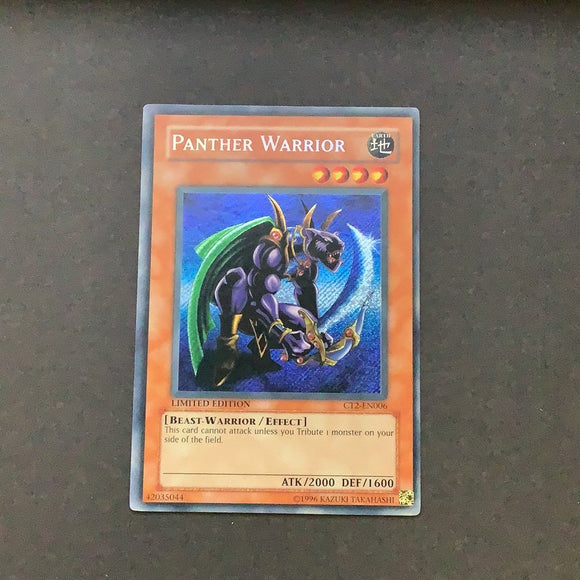 Yu-Gi-Oh Collectors Tin  2 - Panther Warrior (Collector Tin Set 4) - CT2-EN006 - As New Secret Rare card