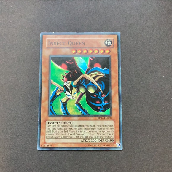 Yu-Gi-Oh Retro Pack 2 - Insect Queen - RP02-EN088*U - Used Super Rare card