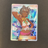 Pokemon Sun & Moon Crimson Invasion - Olivia - 111/111 - Used Rare Holo Full Art Card