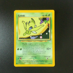 Pokemon Neo Revelation - Celebi - 016/64*U - Used Rare card