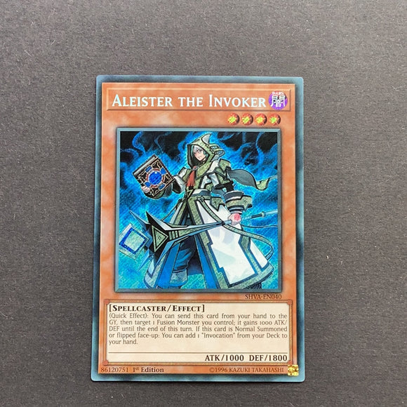Yu-Gi-Oh Shadows in Valhalla - Aleister the Invoker - SHVA-EN040 - As New Secret Rare card