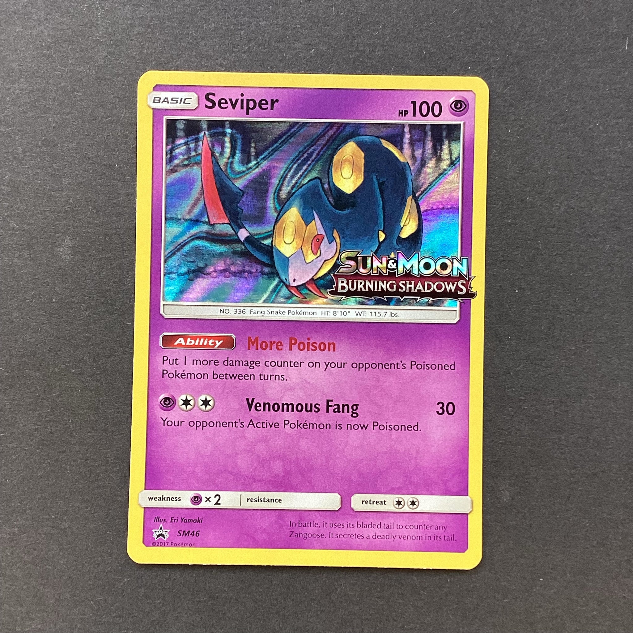 seviper pokemon card Vintage Rare - Seviper Power Keepers Non-holo Pokemon Card 23/108 - LP