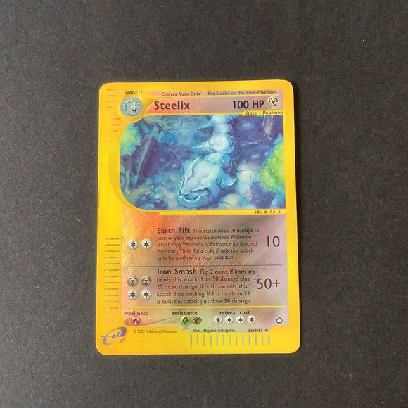 *Pokemon Aquapolis - Steelix - 035/147 - Reverse Holo card