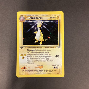 Pokemon Neo Genesis - Ampharos (1st Edition) - 1/111 - Used Rare Holo Card Empire Pokemon Neo Genesis - Ampharos (1st Edition) - 1/111 - Used Rare Holo Card Empire