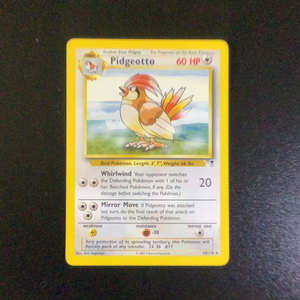 *Pokemon Legendary Collection - Pidgeotto 034/110 - As New Rare card