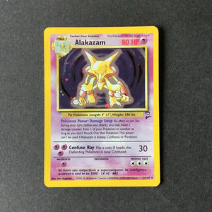*Pokemon Base Set 2 - Alakazam - 001/130*U - Used Holo Rare card