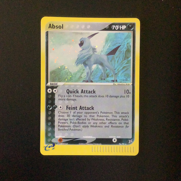 *Pokemon Team Magma Vs. Team Aqua - Absol - 96/95-011654 - Used Holo Rare card