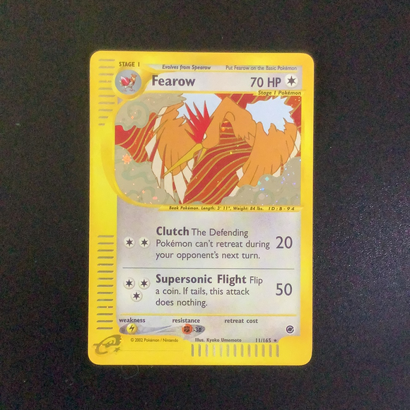 Pokemon Expedition - Fearow - 011/165-011240 - New Holo Rare card