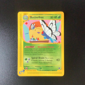 *Pokemon Expedition - Butterfree - 038/165 - As New Rare card