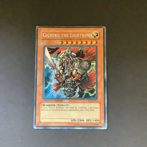 Yu-Gi-Oh Collectors Tin  2 - Gilford the Lightning (Collector Tin Set 4) - CT2-EN001*U - Used Secret Rare card