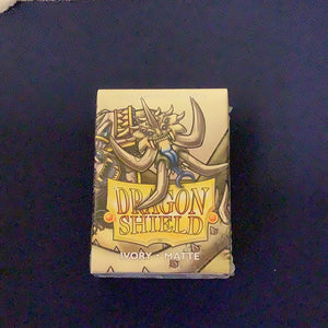 Dragon Shield - 60 Japanese size card sleeves - Ivory Matte