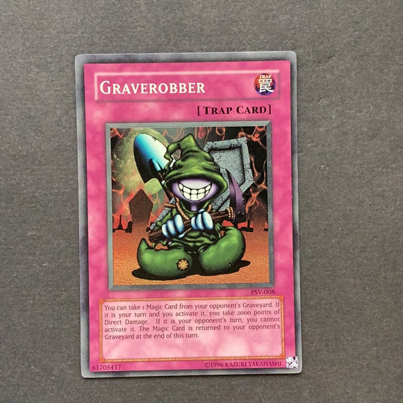 Yu-Gi-Oh Pharaoh's Servant -  Graverobber - PSV-008 - As New Super Rare card