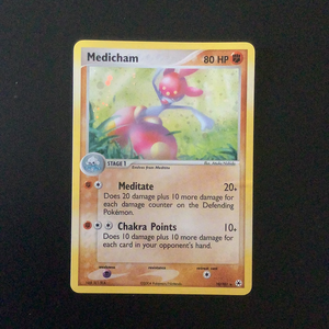 Pokemon EX Hidden Legends - Medicham - 010/101-011571 - New Holo Rare card