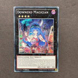Yu-Gi-Oh Mega Tin Mega Pack - Downerd Magician - MP14-EN225 - Played Secret Rare card