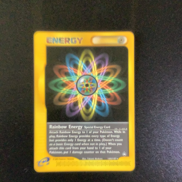 *Pokemon Aquapolis - Rainbow Energy - 144/147 - As New Rare card