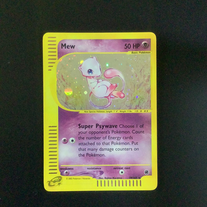 *Pokemon Expedition - Mew - 019/165-011237 - New Holo Rare card