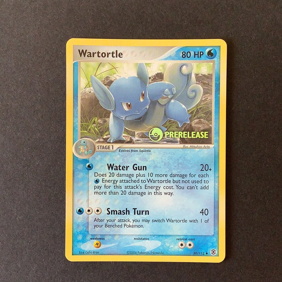 Pokemon EX FireRed & LeafGreen - Wartortle - PRERELEASE - 050/112 - Promo card