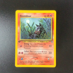 *Pokemon Neo Discovery - Houndour (1st Edition) - 024/75 - Rare card