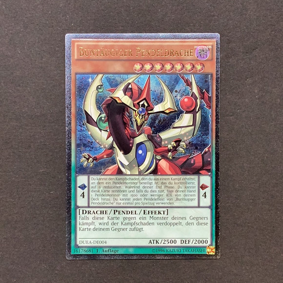 Yu-Gi-Oh Duelist Alliance - Odd-Eyes Pendulum Dragon - DUEA-DE004 - Used Ultimate Rare card