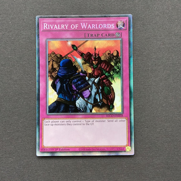 Yu-Gi-Oh KIngs Court - Rivalry of Warlords 1st edition KICO-EN058 Collector’s Rare
