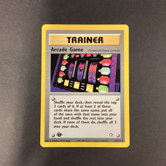 golden rod pokemon card Pokemon Neo Genesis