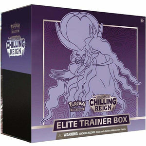 Pokemon Elite Trainer Box - Sword and Shield Chilling Reign - Shadow Rider Calyrex  PURPLE