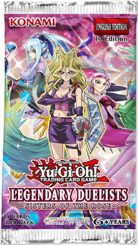Yu-Gi-Oh Legendary Duelists Sisters of the Rose 1st Edition - 1 Booster Pack